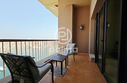 Apartment - 2 Bedrooms - 3 Bathrooms for rent in East Porto Drive - Porto Arabia - The Pearl Island - Doha