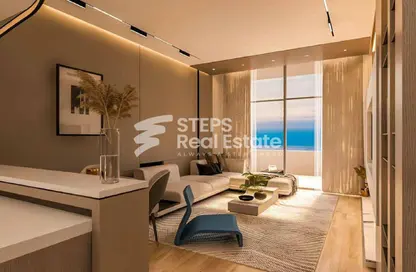 Apartment - Studio - 1 Bathroom for sale in La Mer Tower - The Waterfront - Lusail