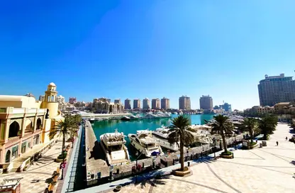 Townhouse - 1 Bedroom - 2 Bathrooms for rent in Porto Arabia Townhouses - Porto Arabia - The Pearl Island - Doha