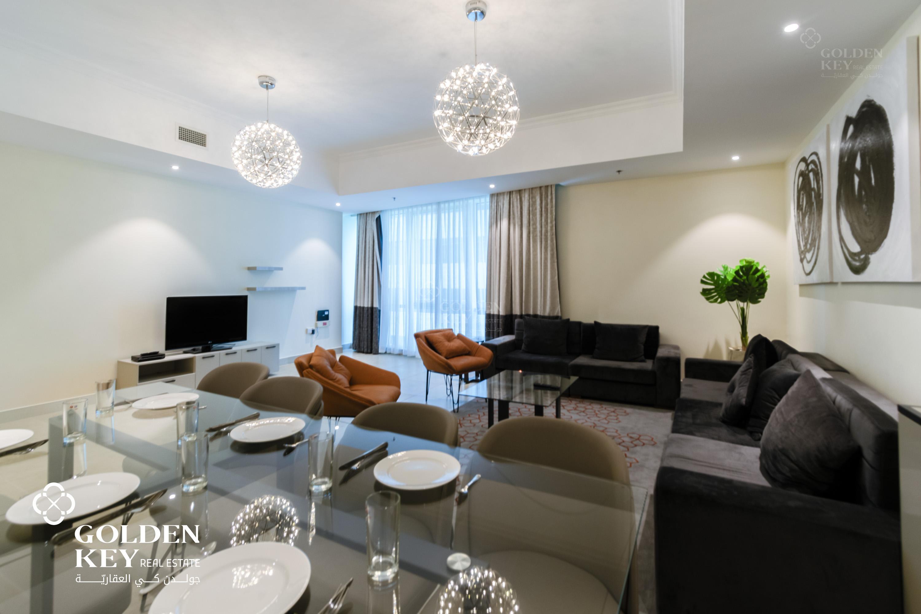 Furnished 3BR in West Bay | Luxury Tower