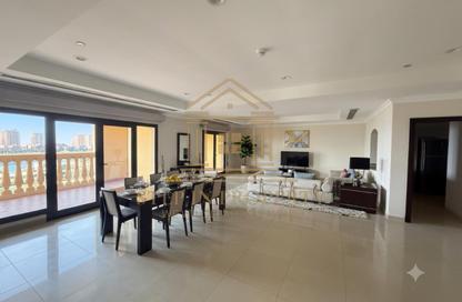 Apartment - 2 Bedrooms - 3 Bathrooms for rent in East Porto Drive - Porto Arabia - The Pearl Island - Doha