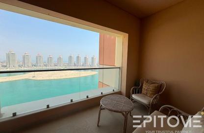 Apartment - Studio - 1 Bathroom for rent in Viva East - Viva Bahriyah - The Pearl Island - Doha