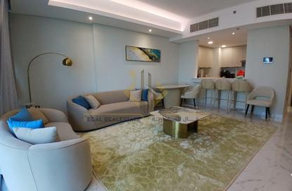 Apartment - 1 Bedroom - 2 Bathrooms for rent in Lusail Marina Heights - Marina District - Lusail