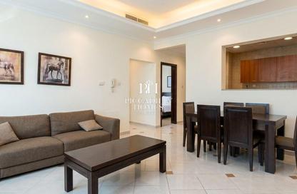 Apartment - 2 Bedrooms - 3 Bathrooms for rent in Al Sadd Tourist Apartments - Al Sadd - Doha