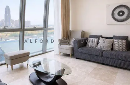 Apartment - 3 Bedrooms - 5 Bathrooms for rent in Zig Zag Tower B - Zig Zag Towers - West Bay - Doha