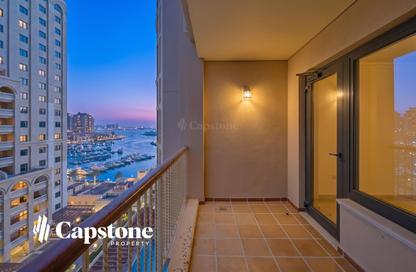 Apartment - 1 Bedroom - 2 Bathrooms for rent in Marina Gate - Porto Arabia - The Pearl Island - Doha
