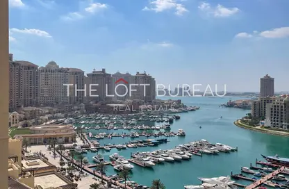 Apartment - 1 Bedroom - 2 Bathrooms for rent in East Porto Drive - Porto Arabia - The Pearl Island - Doha