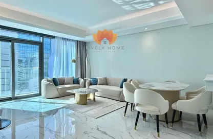 شقة - غرفة نوم - 2 حمامات للايجار في برج مارينا 23 - منطقة المارينا - الوسيل شقة - غرفة نوم - 2 حمامات للايجار في برج مارينا 23 - منطقة المارينا - الوسيل