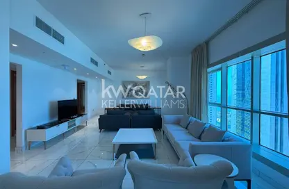Apartment - 3 Bedrooms - 4 Bathrooms for rent in West Bay Tower - West Bay - West Bay - Doha