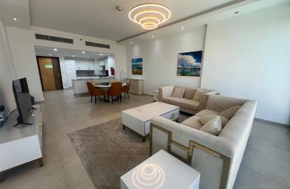 Apartment - 1 Bedroom - 1 Bathroom for rent in Lusail Marina Heights - Marina District - Lusail