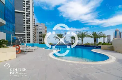 شقة - غرفة نوم - 2 حمامات للايجار في برج داماك مارينا - منطقة المارينا - الوسيل