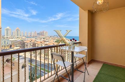 Apartment - 1 - 2 for sale in Tower 28 - Porto Arabia - The Pearl Island - Doha