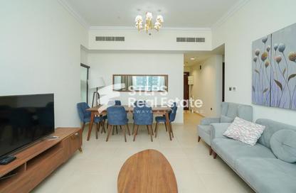 Apartment - 2 - 2 for rent in Lusail Residence - Marina District - Lusail