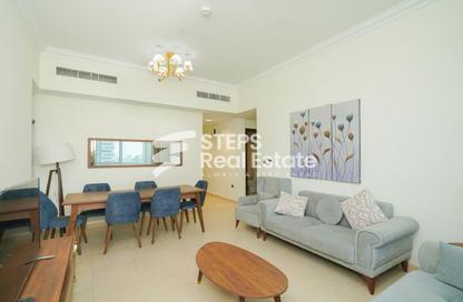 Apartment - 2 - 2 for rent in Lusail Residence - Marina District - Lusail