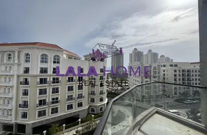 شقة - غرفة نوم - 2 حمامات للايجار في حدائق جاردينو - فيلات جاردينو - جزيرة اللؤلؤة - الدوحة