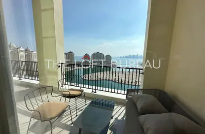 شقة - 3 غرف نوم - 3 حمامات للايجار في فيفا غرب - فيفا بحرية - جزيرة اللؤلؤة - الدوحة