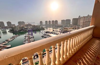 Apartment - 2 Bedrooms - 3 Bathrooms for rent in East Porto Drive - Porto Arabia - The Pearl Island - Doha