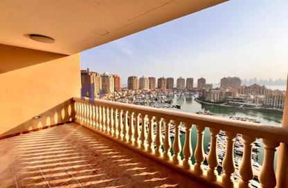 Apartment - 2 Bedrooms - 3 Bathrooms for rent in East Porto Drive - Porto Arabia - The Pearl Island - Doha Apartment - 2 Bedrooms - 3 Bathrooms for rent in East Porto Drive - Porto Arabia - The Pearl Island - Doha