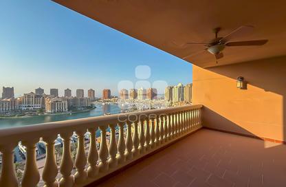 Apartment - 2 - 2 for rent in Burj Eleganté - Porto Arabia - The Pearl Island - Doha