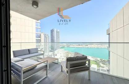 Apartment - 1 Bedroom - 2 Bathrooms for rent in Seef Lusail Tower 1 - Seef Lusail - Lusail City - Lusail
