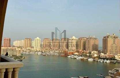 Apartment - 1 Bedroom - 2 Bathrooms for rent in East Porto Drive - Porto Arabia - The Pearl Island - Doha