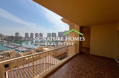 Apartment - 2 Bedrooms - 2 Bathrooms for rent in East Porto Drive - Porto Arabia - The Pearl Island - Doha