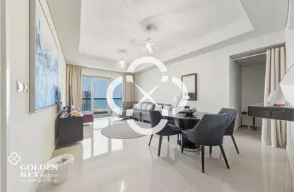 شقة - غرفة نوم - 2 حمامات للايجار في برج داماك ووترفرونت - القسم السكني - الواجهة المائية - الوسيل