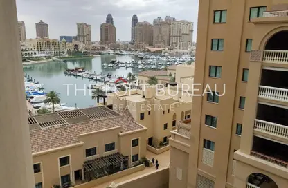 Apartment - 1 Bedroom - 2 Bathrooms for rent in Tower 19 - Porto Arabia - The Pearl Island - Doha