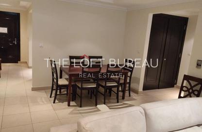 Apartment - 1 Bedroom - 2 Bathrooms for rent in Tower 19 - Porto Arabia - The Pearl Island - Doha