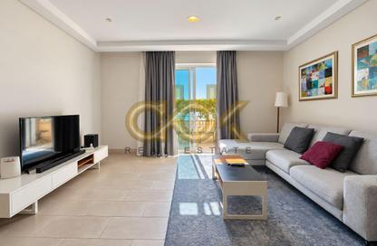 Apartment - 1 - 2 for rent in Viva West - Viva Bahriyah - The Pearl Island - Doha