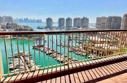 Apartment - 2 Bedrooms - 3 Bathrooms for rent in East Porto Drive - Porto Arabia - The Pearl Island - Doha