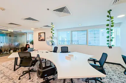 Office Space - Studio - 4 Bathrooms for rent in Al Jazeera Tower - West Bay - West Bay - Doha