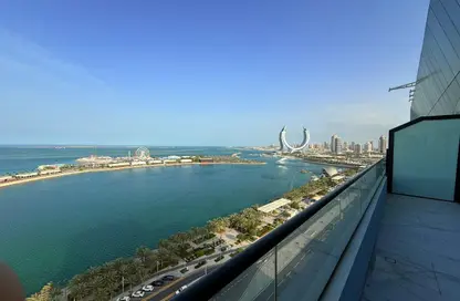 شقة - 2 غرف نوم - 4 حمامات للايجار في مرتفعات مارينا لوسيل - منطقة المارينا - الوسيل