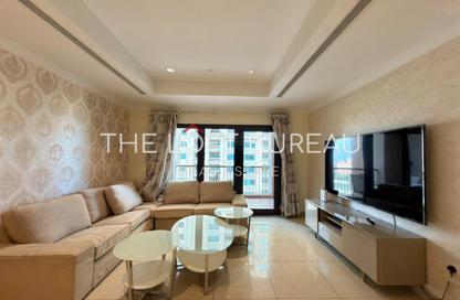 Apartment - 1 Bedroom - 2 Bathrooms for rent in East Porto Drive - Porto Arabia - The Pearl Island - Doha