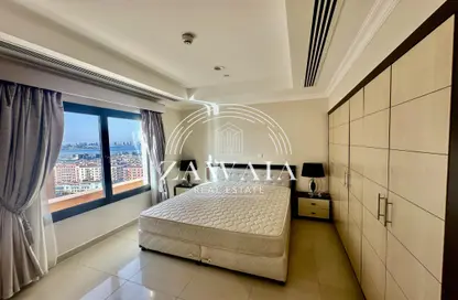 Apartment - 1 Bedroom - 2 Bathrooms for rent in West Porto Drive - Porto Arabia - The Pearl Island - Doha