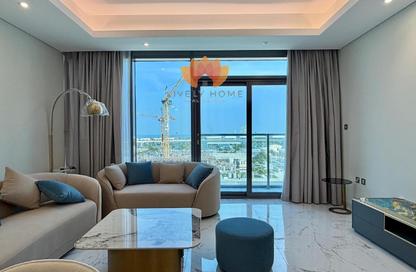 Apartment - 1 Bedroom - 2 Bathrooms for rent in Lusail Marina Heights - Marina District - Lusail