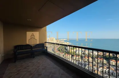 شقة - 2 غرف نوم - 3 حمامات للايجار في طريق بورتو الشرقي - بورتو أرابيا - جزيرة اللؤلؤة - الدوحة