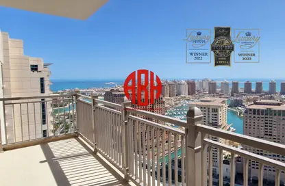 Apartment - 2 Bedrooms - 3 Bathrooms for rent in Abraj Bay - Abraj Quartiers - The Pearl Island - Doha