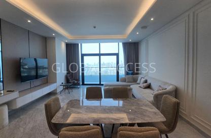 Apartment - 2 Bedrooms - 3 Bathrooms for rent in Lusail Marina Heights - Marina District - Lusail