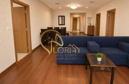 Apartment - 2 Bedrooms - 3 Bathrooms for rent in Zig Zag Tower B - Zig Zag Towers - West Bay - Doha Apartment - 2 Bedrooms - 3 Bathrooms for rent in Zig Zag Tower B - Zig Zag Towers - West Bay - Doha