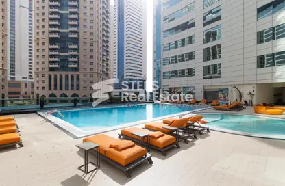Apartment - 3 Bedrooms - 4 Bathrooms for rent in West Bay Tower - West Bay - West Bay - Doha