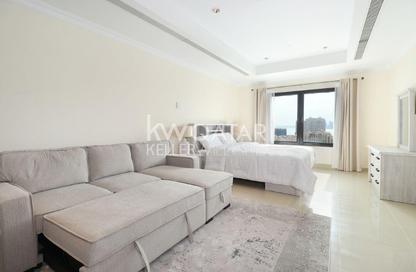 Apartment - Studio - 1 Bathroom for rent in Porto Arabia - The Pearl Island - Doha