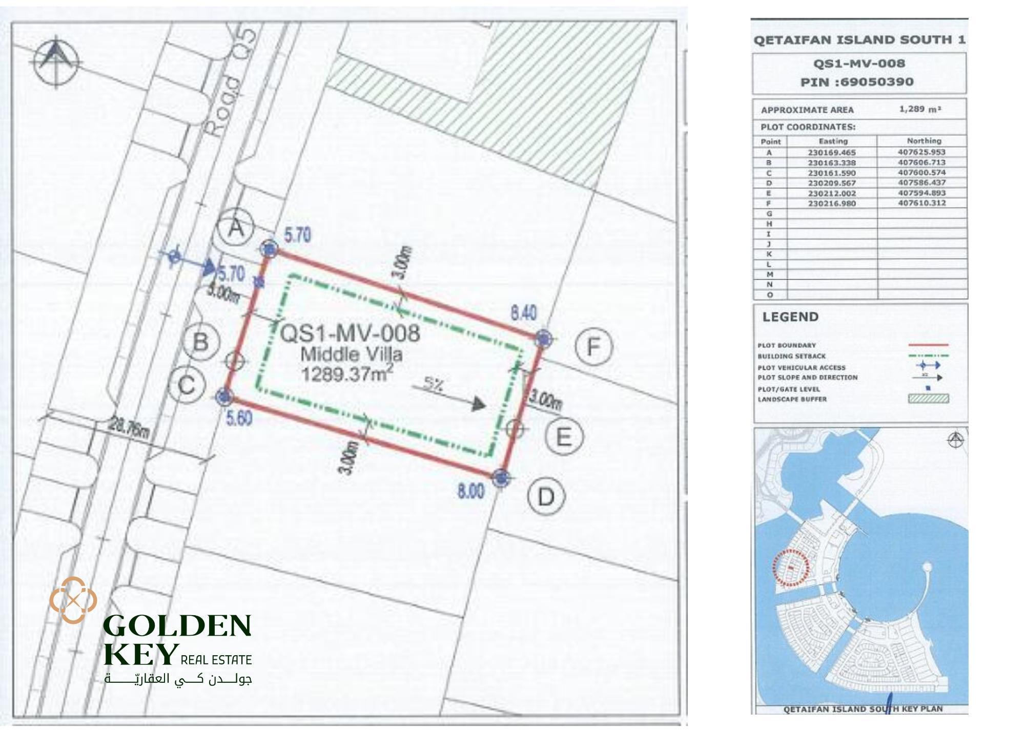 Prime Land location in Qetifan Island | Sea view