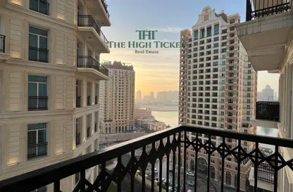 شقة - 2 غرف نوم - 3 حمامات للايجار في حدائق فلورستا - حدائق فلورستا - جزيرة اللؤلؤة - الدوحة