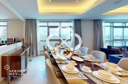Townhouse - 3 Bedrooms - 5 Bathrooms for rent in Abraj Bay - Abraj Quartiers - The Pearl Island - Doha