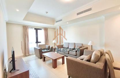 Apartment - 1 Bedroom - 1 Bathroom for rent in West Porto Drive - Porto Arabia - The Pearl Island - Doha