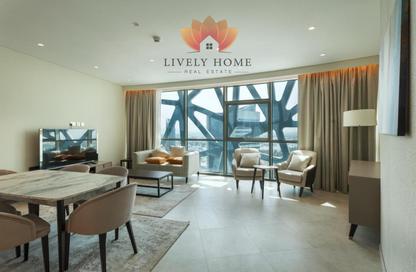 Apartment - 1 - 2 for rent in Lusail Marina Heights - Marina District - Lusail