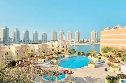 Apartment - 1 Bedroom - 2 Bathrooms for rent in Viva Central - Viva Bahriyah - The Pearl Island - Doha Apartment - 1 Bedroom - 2 Bathrooms for rent in Viva Central - Viva Bahriyah - The Pearl Island - Doha