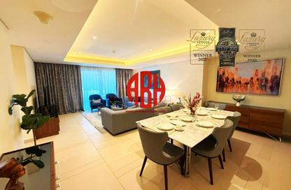 Apartment - 3 Bedrooms - 5 Bathrooms for rent in Abraj Bay - Abraj Quartiers - The Pearl Island - Doha