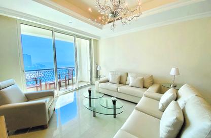 Apartment - 1 Bedroom - 2 Bathrooms for rent in Bilal Pearl Suites - Viva Bahriyah - The Pearl Island - Doha